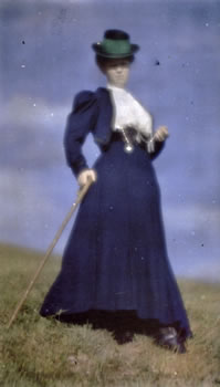 Heinrich Kühn: Mary am Hang, um 1908