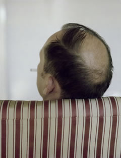 Gregor Schmoll: „Duchamp“, aus einer Serie von 60 Polaroids, 2008