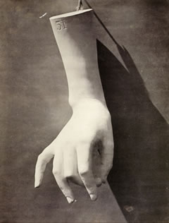 Adolphe Bilordeaux: Studie einer Gipshand, 1864