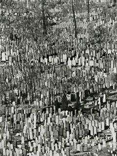 Andreas Feininger: „Jewish cemetery in Queens“, New York, 1941