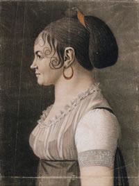 Anonym: Damenbildnis, um 1800
