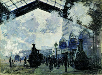 Claude Monet: Der Bahnhof Saint-Lazare, 1877